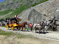 St. Gotthard - Südrampe Kutsche 3D