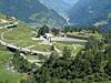 St. Gotthard - Südrampe Einfahrt von oben