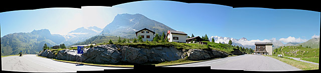 Simplon - Passhöhe Panorama Nordseite