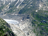 Grimsel - Südrampe Gletscher Zoom