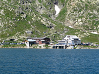 Grimsel - Passhöhe Nordseite von Süden