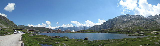 St. Gotthard - Passhöhe Pano von alter Nordrampe