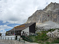 Falzarego - Passhöhe Seilbahnstation