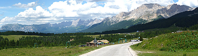 Oclini - Ostrampe Mitte Pano Blick Lavaze