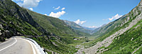 St. Gotthard - Nordrampe unten Pano Tal