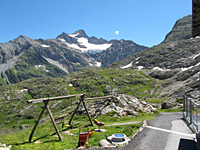 Susten - Passhöhe Hinter Hütte Gletscher