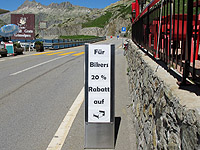 Grimsel - Passhöhe Biker 20 Prozent