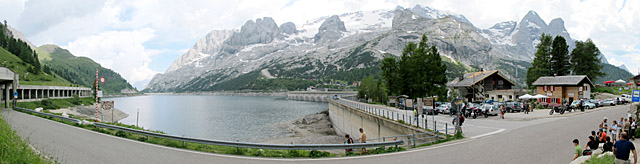 Fedaia - Passhöhe Panorama