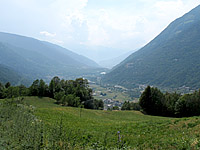 Foppa - Westrampe unten Talblick nach Süden