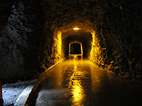 Pura - Nordrampe unten Tunnel Inneres