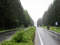 Wurzen - Passhöhe Blick Norden ohne Schild