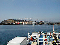 Elba - Piombino - Hafen aus der Ferne