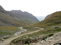 Sommeiller - oben Weg Bach Talröhre