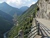 St. Martin - Westrampe unten Blick Blick ins Tal