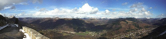 D16 - Talblick Florac Panorama