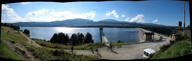 Quillane - Nordrampe Mitte Lac de Matemale Pano