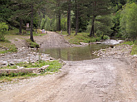 Magdalena - Südrampe Mitte seichte Wasserdurchfahrt