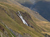 Sarenne - Passhöhe Blick auf Wasserfall Zoom