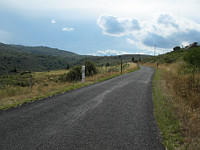 Roque-Jalere - Nordrampe Mitte Straße freier Blick