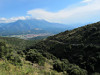 Roque-Jalere - Südrampe unten Blick auf Prades Canigou