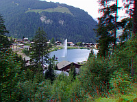 Morgins - Westrampe oben Springbrunnen von oben 3D