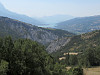 Parpaillon - Westrampe unten Blick auf See