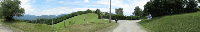 Legrillou - Passhöhe Panorama Blick Osten