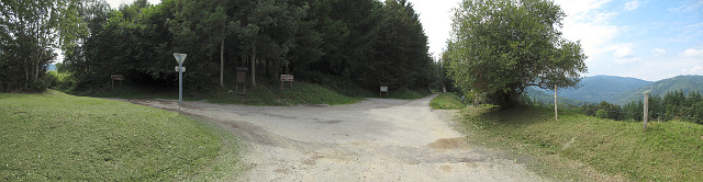 Legrillou - Passhöhe Panorama Blick Westen