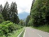 Monte Zoncolan - Ostrampe unten Straße Berg voraus