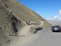 Bonette - Passhöhe Extrarunde Trampelpfad Anfang