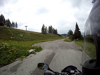 Monte Zoncolan - Ostrampe Mitte Kreuzung alte Rampe Helmcam