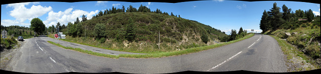 Berthel - Passhöhe Panorama