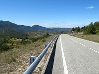 Las Coronas - Westrampe Mitte Straße kahle Landschaft