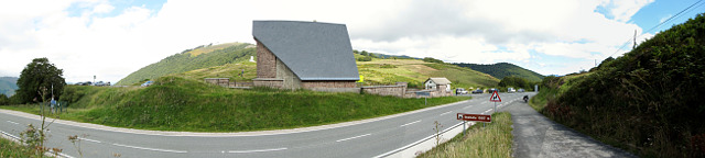 Ibaneta - Passhöhe Panorama von Süden