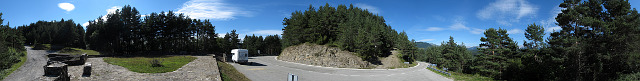 Laza - Passhöhe Panorama