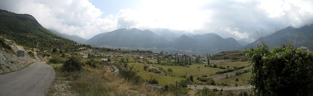 Garona - Osten Landschaft Panorama