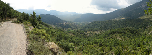 Guara - Westen Panorama Blick auf Ort