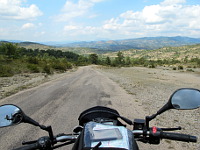 Guara - Norden Blick in Landschaft Cockpit
