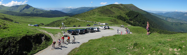 Ancizan - Passhöhe Panorama schmal