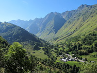 Aragnouet - Nordrampe oben Talblick