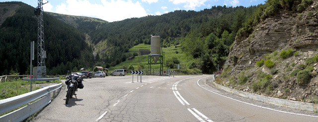 Cotefablo - Passhöhe Ostseite Panorama