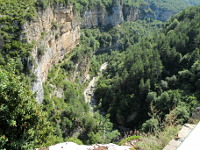 Vellos - Westseite Blick in Schlucht