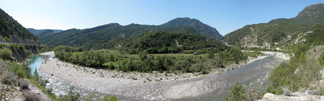 Ara - Mitte Flußbett Panorama