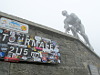 Tourmalet - Passhöhe Schild Radler Nahaufnahme