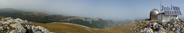 Mont Chiran - Pano mit Teleskop