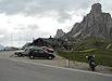 Giau - Passhöhe Nordseite mit Bergmassiv