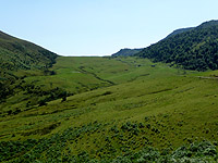 Lers - Nordrampe oben Blick auf PH