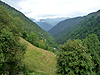 Madeleine - Nordrampe oben Blick in grüne Schlucht