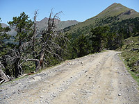 Cabús - Westrampe oben Belag + Landschaft