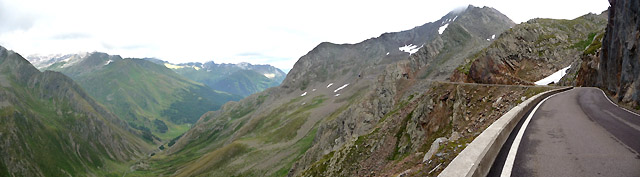 Timmels - Südrampe oben Pano hinter Tunnel